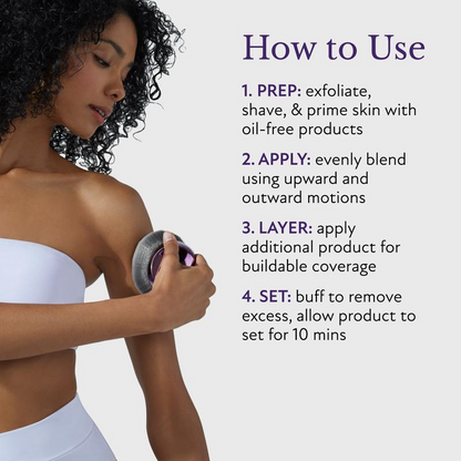 Westmore Beauty Body Coverage Perfector 3.5oz + X-Large Buffer Brush